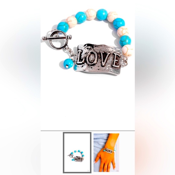 🩵🔵🩵SHOW YOUR LOVE❗️PAPARAZZI “LOVELY STONES” MULTI BRACELET❗️🩵🔵🩵 - Picture 4 of 4